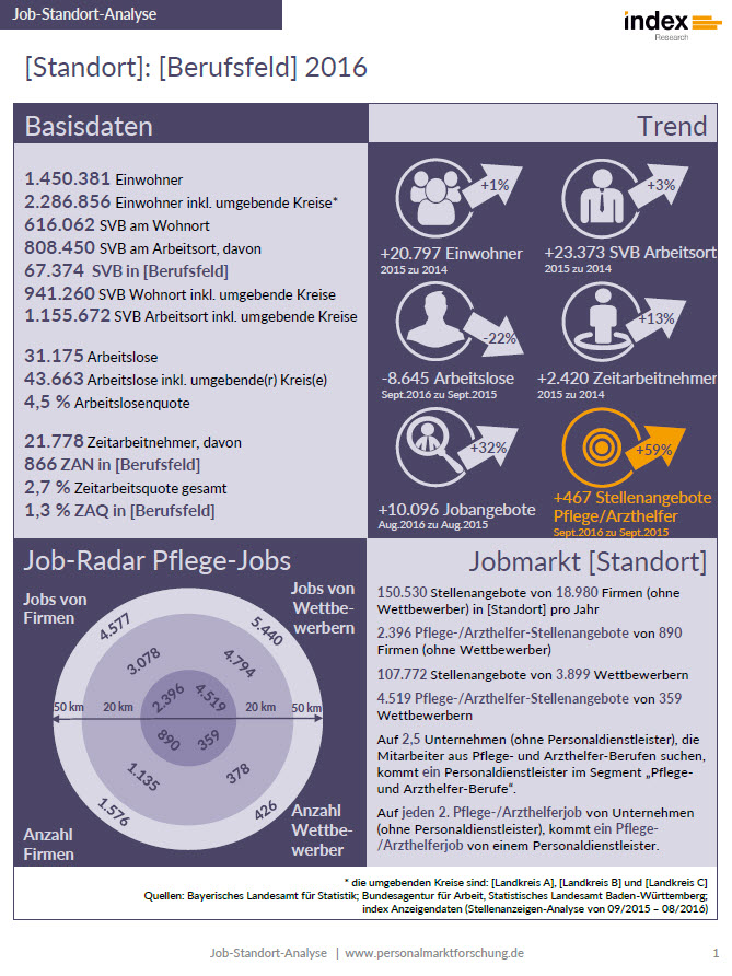 Jobmarkt-Standort-Analyse Seite 1